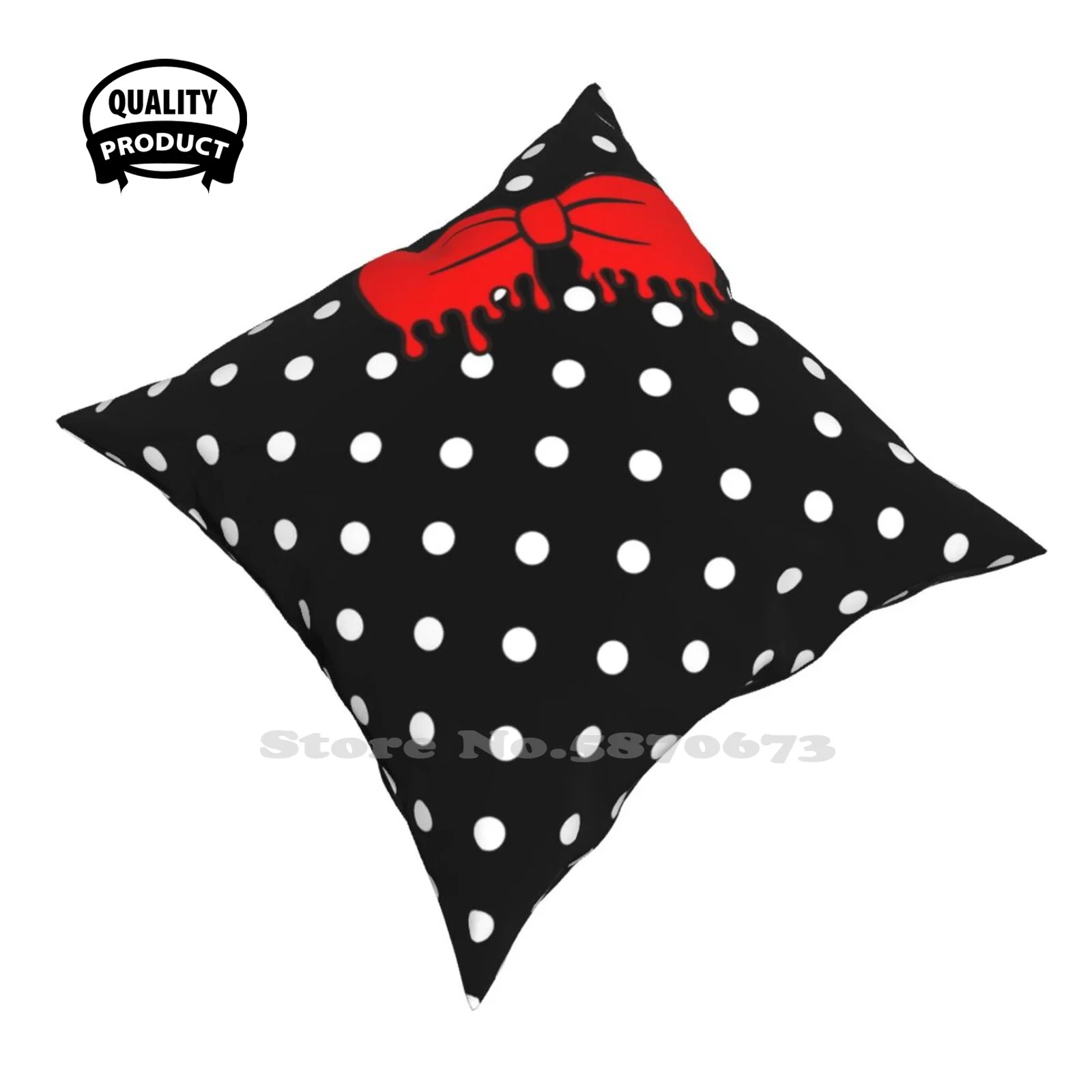 Наволочка для подушки в готическом стиле ретро |