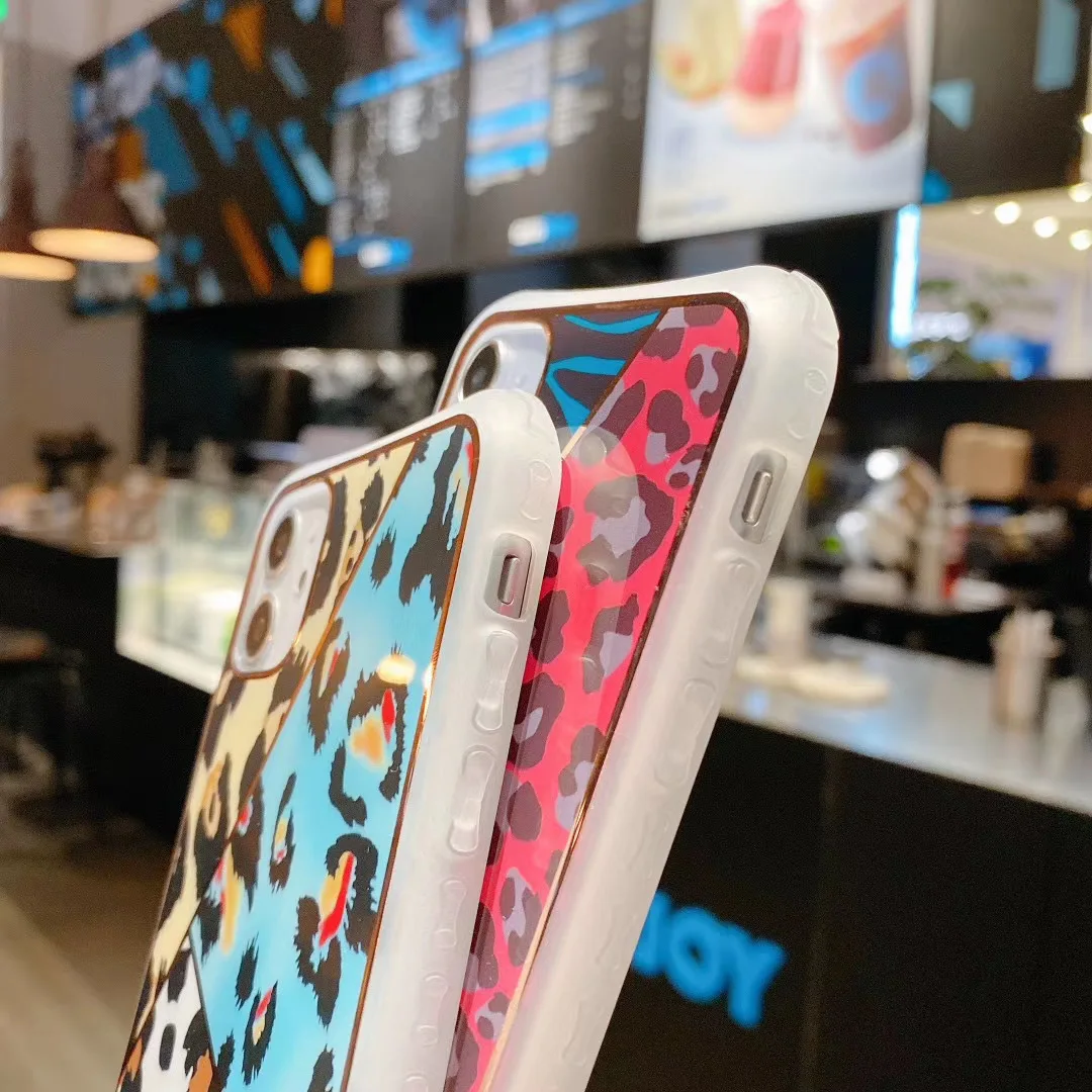 Чехол для телефона с леопардовым принтом iPhone 11 Pro X XR XS Max 8 7 6 6s Plus SE 2020