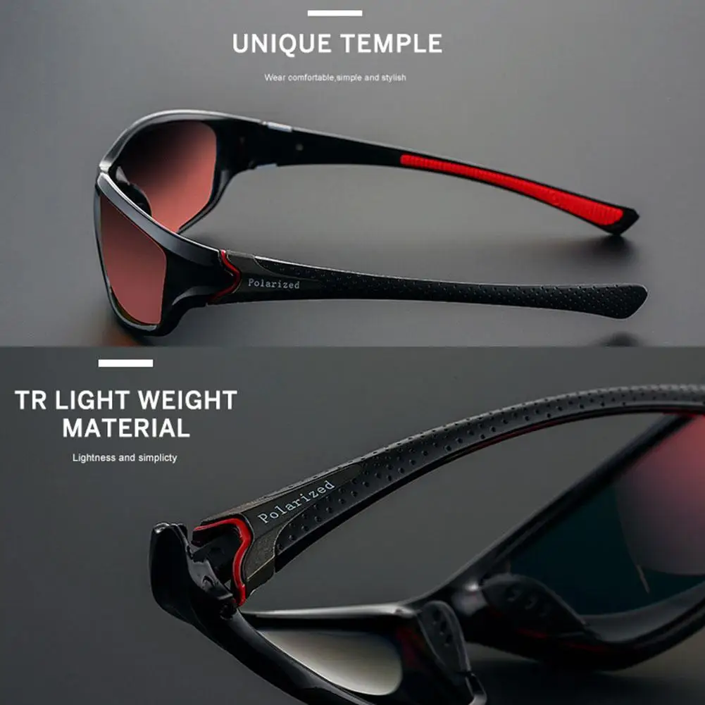 

9 Color Polarized Night Vision Sports Sunglasses Men Women Mirror Sun Glasses Retro De Sol Masculino