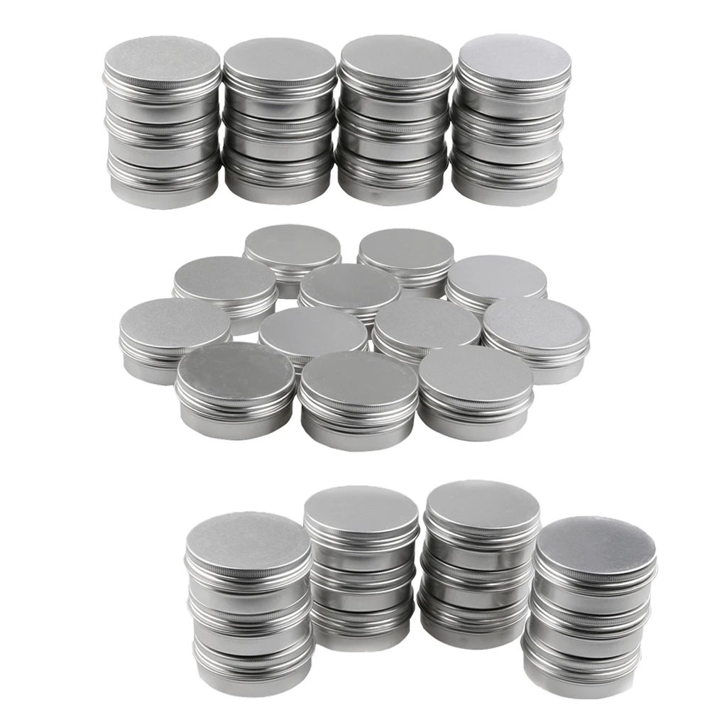 Алюминиевые жестяные банки круглая крышка с закручивающейся крышкой для поделок