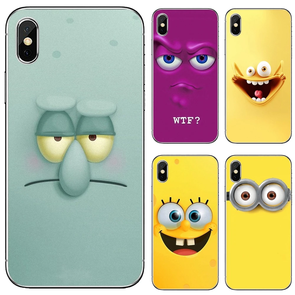 Чехол для сотового телефона с милым лицом забавным миньонами играми баскетболом