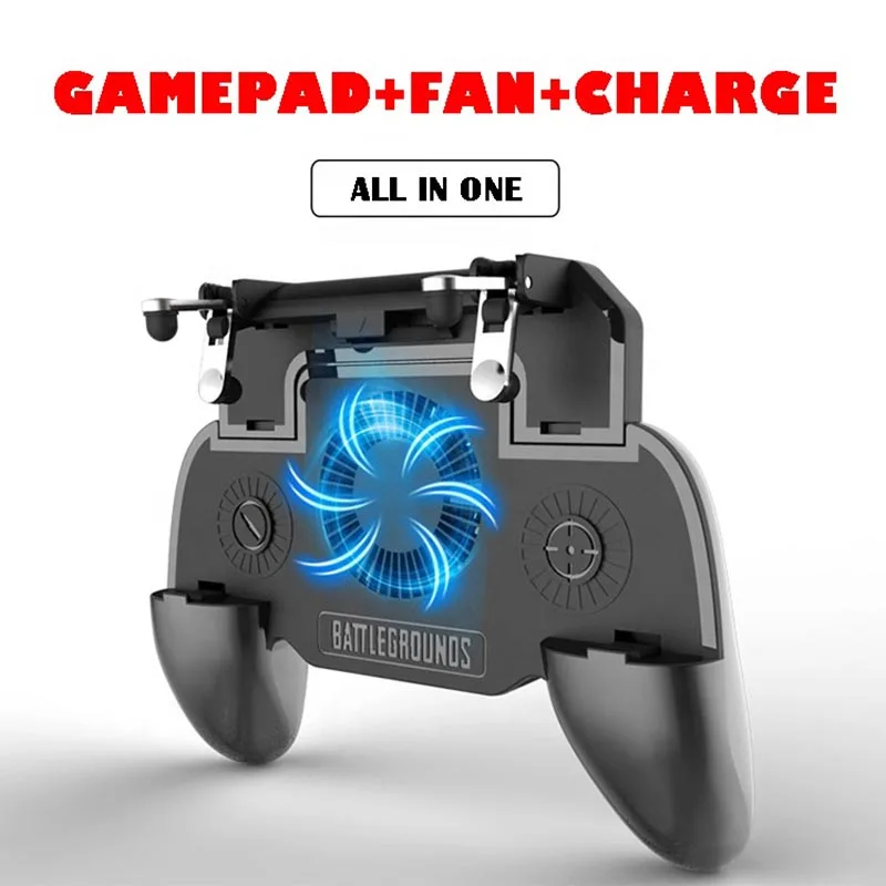 Контроллер джойстика Pubg геймпад кулер для телефона power Bank Free Fire Trigger Pugb мобильный