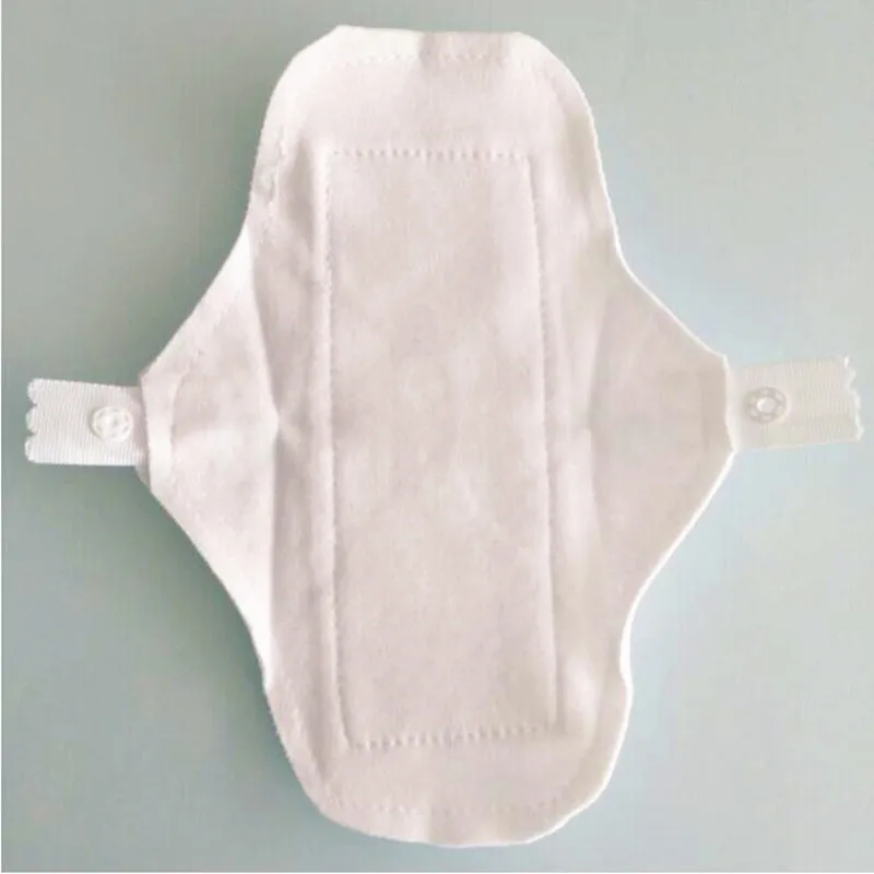 3 Pcs/lot Thin Reusable Menstrual Cloth Sanitary Pad Washable Waterproof Panty Liners White Pads for Women Feminine Hygiene |