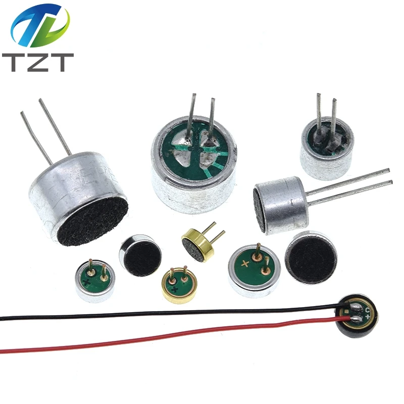 Микрофон TZT 10 шт./лот 9x7 мм 9767 6x5 6050 6x2 2 6022 4 5x2 4522 4x1 5 4015 микрофон с 2-контактным