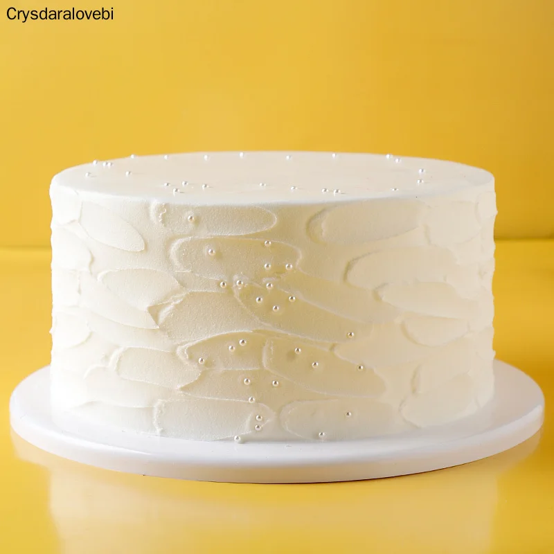 Modelo de pastel de simulaci&oacute;n de 6/8 pulgadas, Gel de s&iacute;lice de pl&aacute;stico, muestra de tarta Artificial, muestras de decoraci&oacute;n de pasteles, suministros de tarta falsa-3