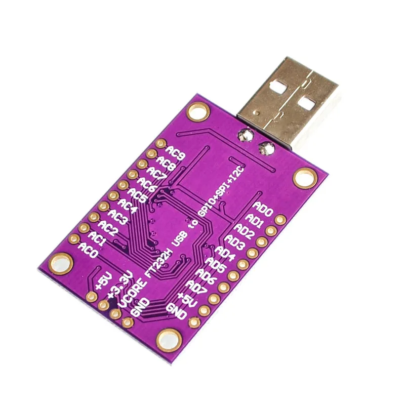 MCU FT232H высокоскоростной Многофункциональный USB к JTAG UART FIFO SPI I2C|Детали и аксессуары