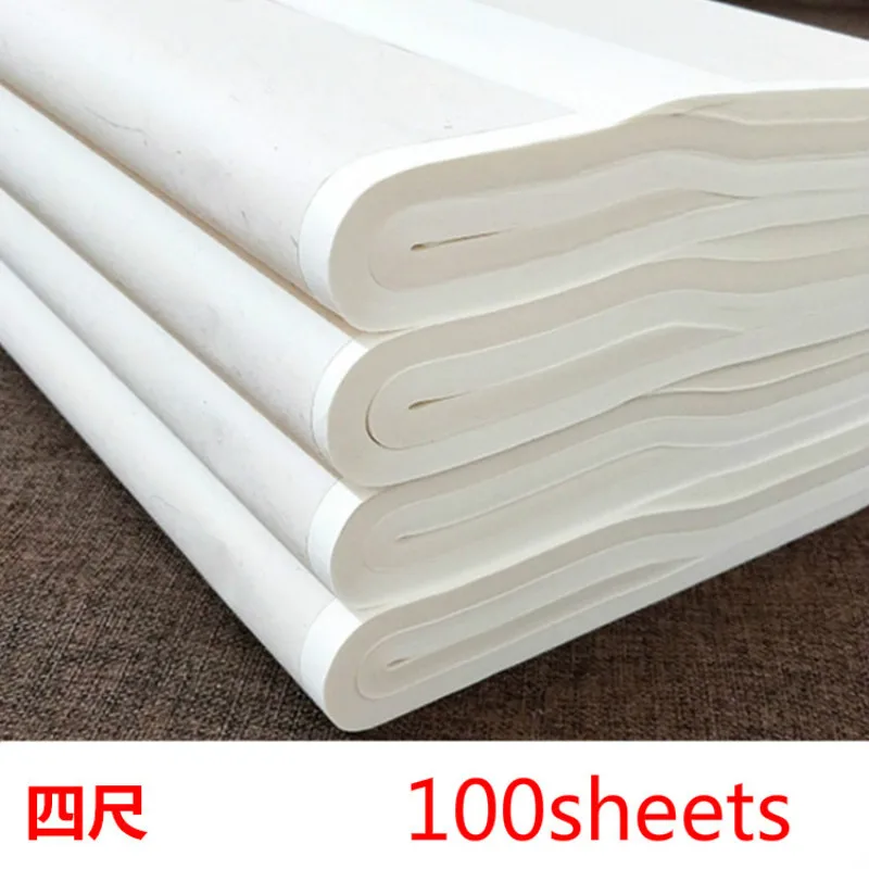 

Bamboo Paper Raw Ripe Xuan Paper Painting Calligraphy Half Ripe Rice Paper Rijstpapier Carta Di Riso Shoji Paper 100sheets