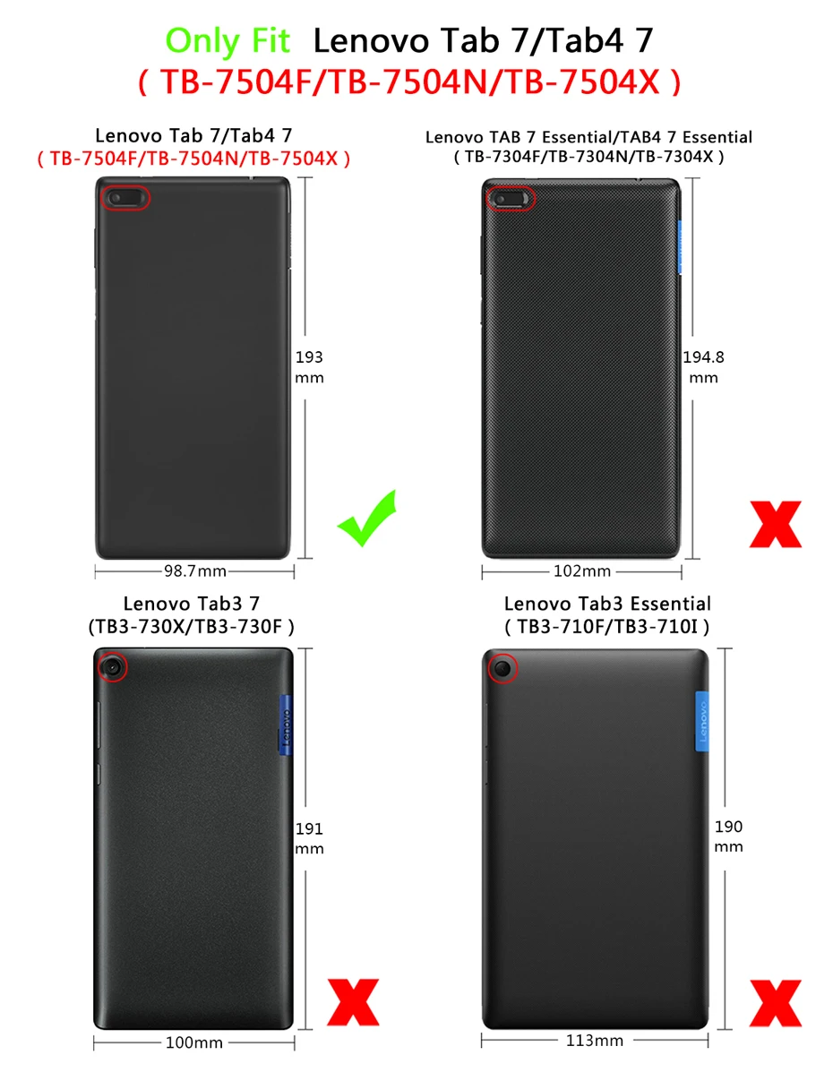 Кожаный чехол подставка из искусственной кожи для планшета Lenovo Tab 4 диагональю 7