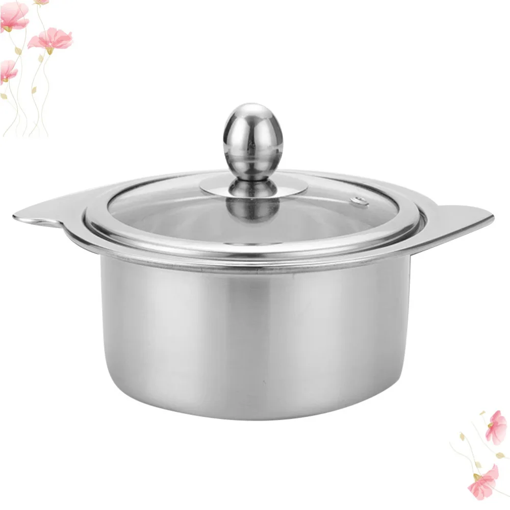 1 шт. горшок для индукционной плиты 14 см из нержавеющей стали|Кастрюли супа и