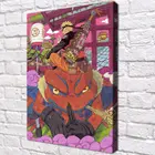 Картина Наруто И Гамабунта красочная Картина на холсте, современный домашний декор комнаты