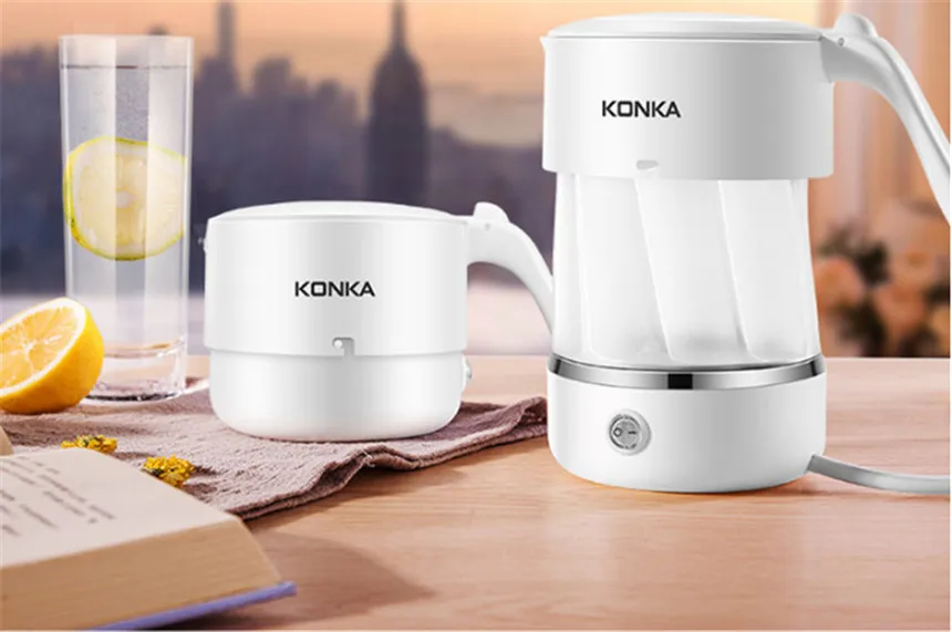KONKA 콘카 휴대용 커피포트 접이식 складной 다용도 여행용 분유포트 전기포트