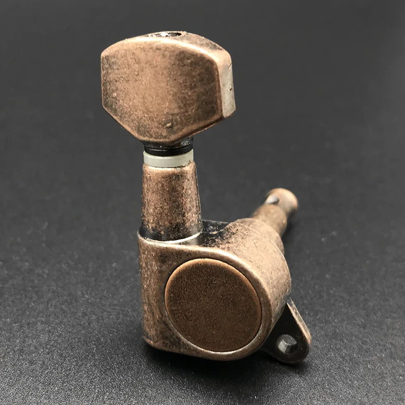 Винтажный стиль бронзовые колышки для тюнинга гитары Niko блокировочные тюнеры