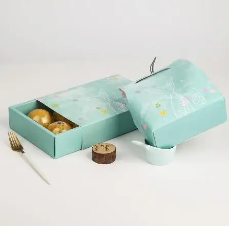 Подарочная коробка с изображением Феи русалки открытая бумажная для сладостей