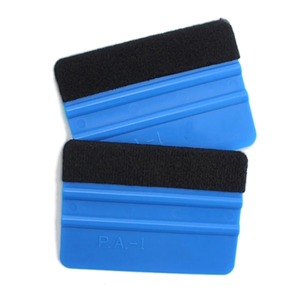 PP прочный Войлок скребковый инструмент для обертывания окон автомобиля синий |