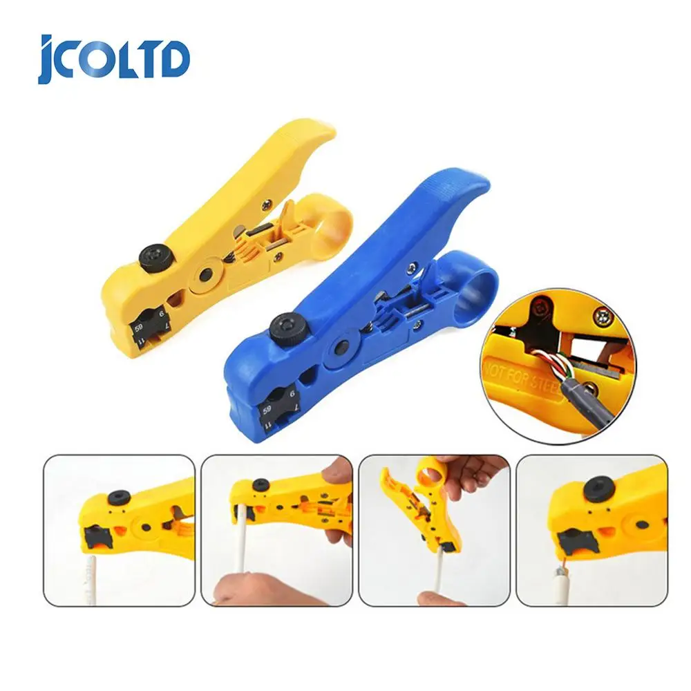 

Automatic Stripping Pliers Universal Coaxial Cable Wire Stripper Wire Cable Tools Stripping Crimping Tool With Hexagon Wrench