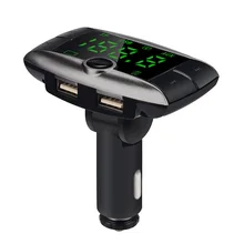 1 X Двойной Зарядное устройство USB беспроводной Bluetooth fm-передатчик модулятор mp3-плеер