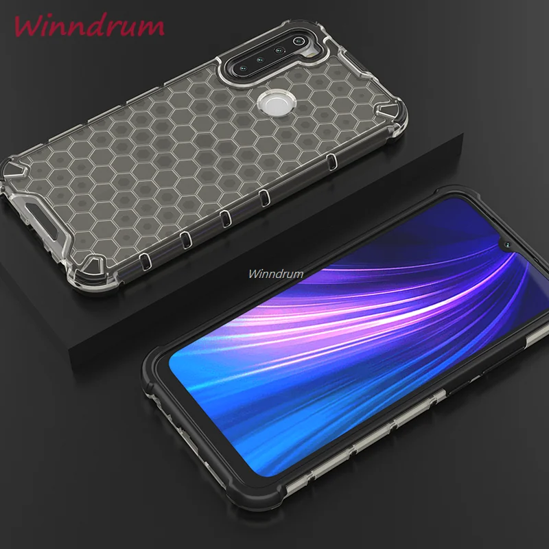 Жесткий ПК чехол для xiaomi Redmi note 8T 8 10 pro 7 противоударный Прозрачный TPU силиконовая