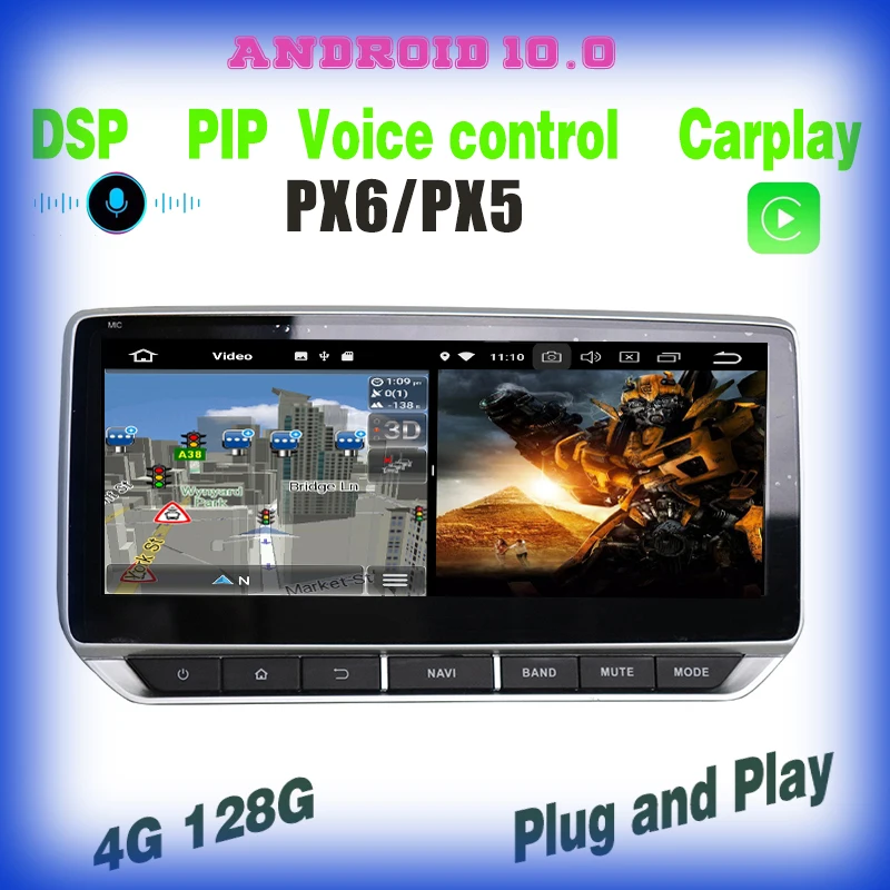 

PX6 voice control android 10.0 car radio gps video player for Nissan teana altima Sylphy 2019 2020 2021 carplay wifi 4+128G WIFI