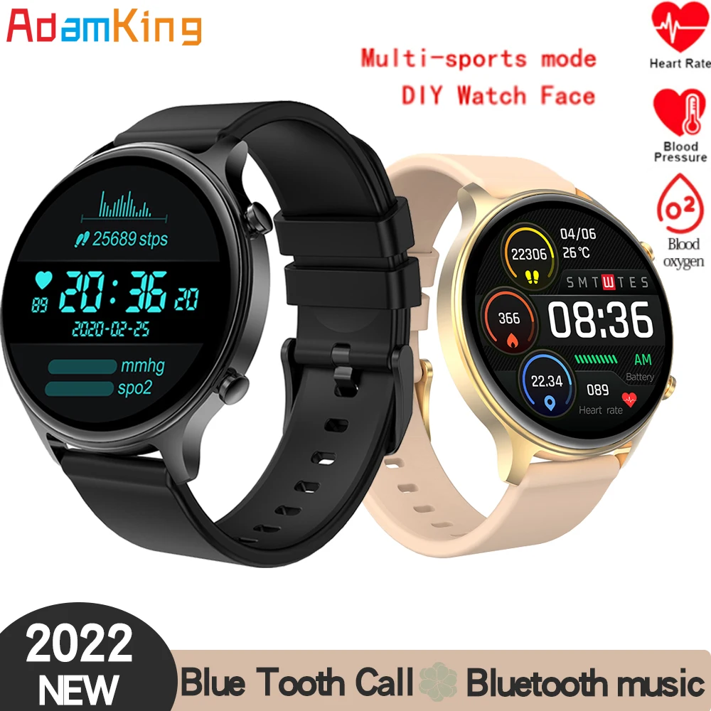 

New Men BT Call Smart Watch Waterproof Heart Rate Blood Pressure Oxygen Fitness Tracker Women Smartwatch PK ZL02 For Android IOS
