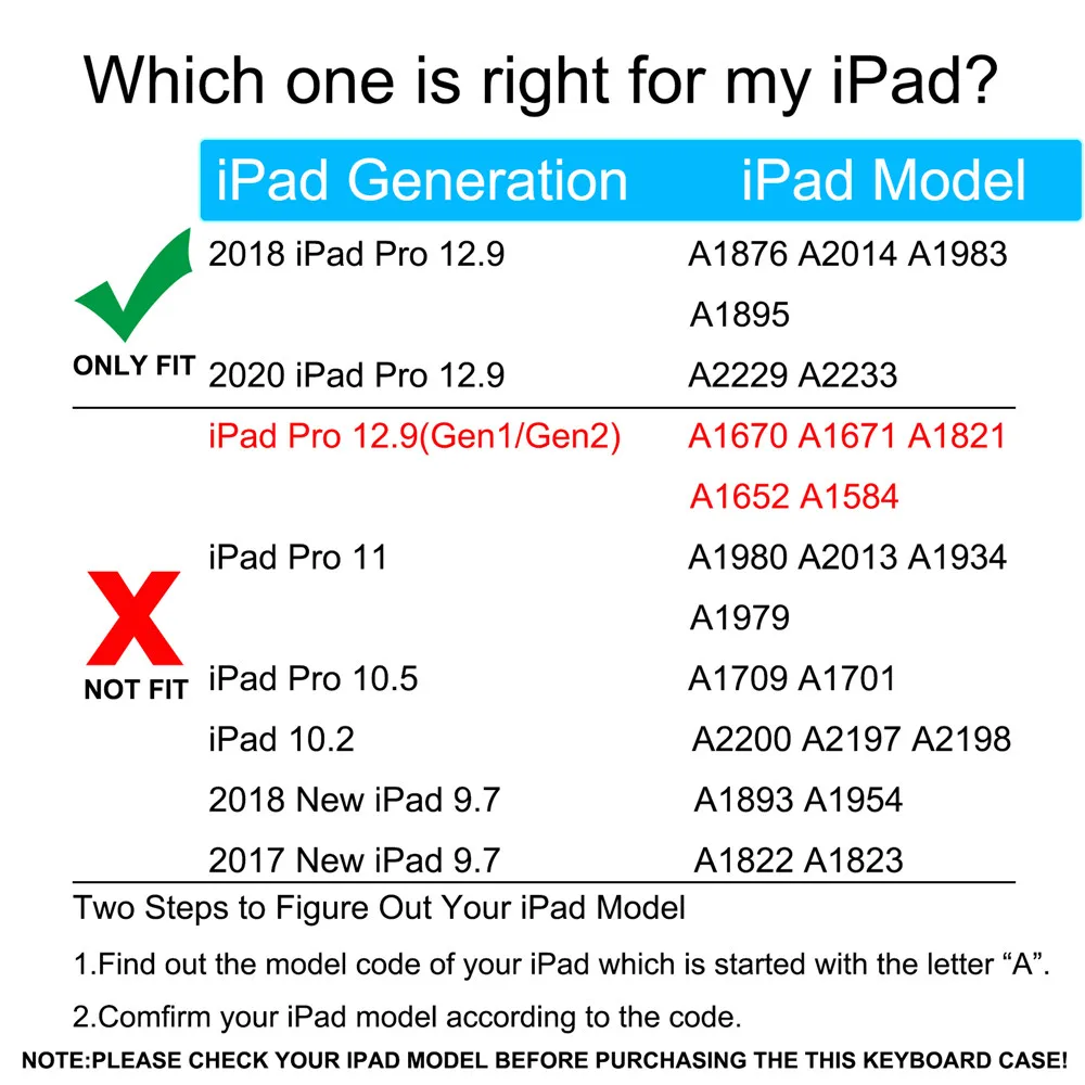 iPad Pro 12 9    7      Bluetooth   iPad Pro 12, 9 (2018/2020)