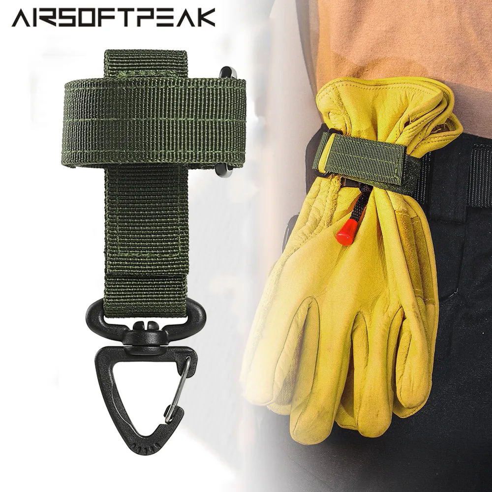 

Outdoor Sports Glove Hook Emergency Survival Climbing Rope Storage Buckle Adjustable Uility Tactical Gear Hanging Buckle