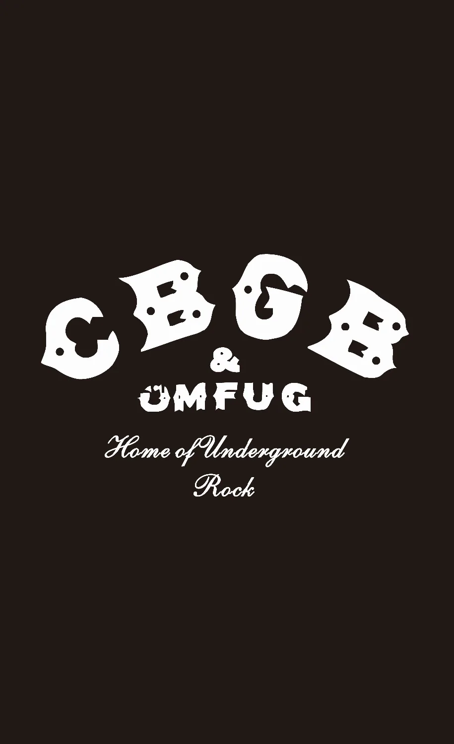

90x150cm CBGB omfug Home of Underground Rock flag