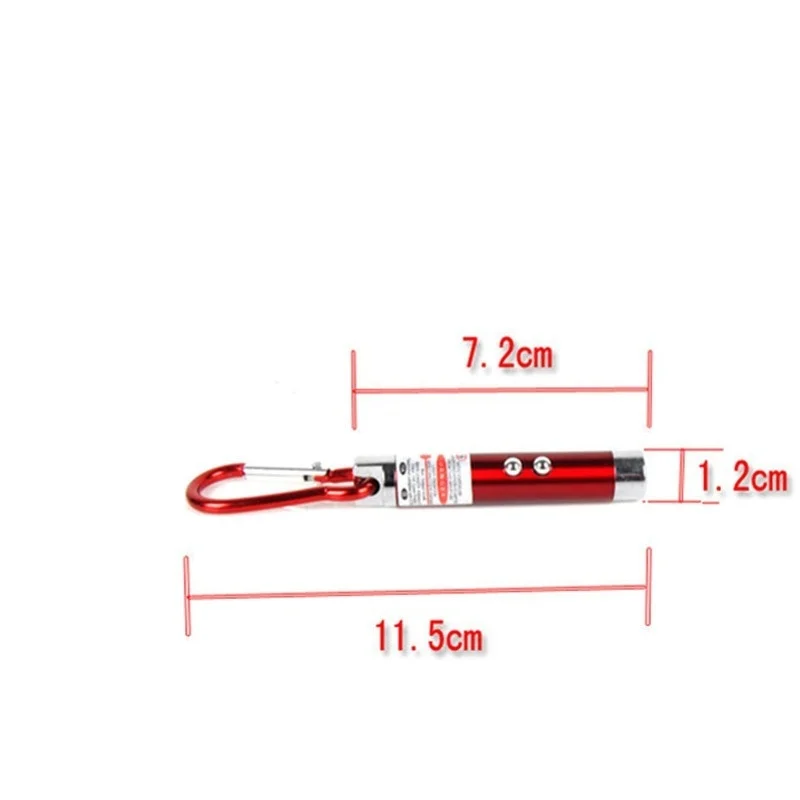 

3 in 1 Red Laser Pen 1mV 49 Feet Laser Sight Mini led Flashlight Beam Light Pointer for Work Teaching Training