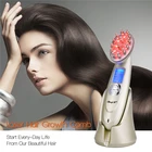 Электрическая лазерная расческа Ckeyin для роста волос, массажер нано против выпадения волос, инфракрасная RF-терапия, расслабляющая Массажная расческа