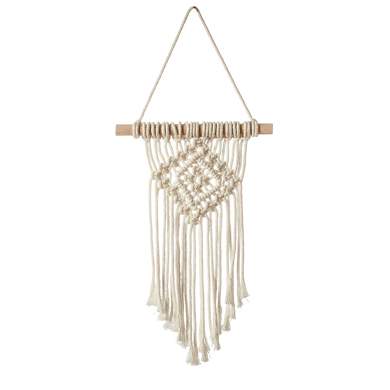

Handmade Boho Woven Tapestry Tassel Wall Hanging Bohemian Home Room Decoration Bedroom Living Room Wall Decor Birthday Gift