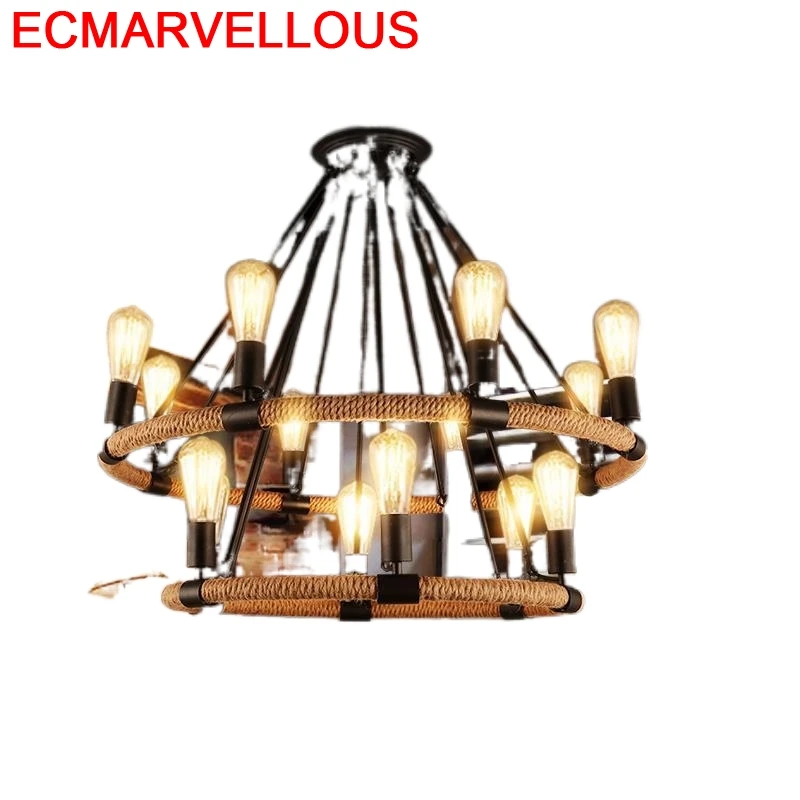 Современная Подвесная лампа современный светильник в стиле лофт украшение для