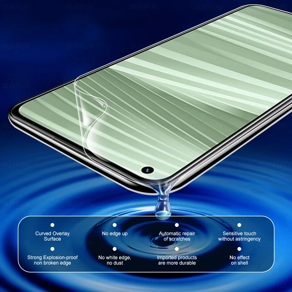 4in1 for oppo realme gt2 pro screencamera hydrogel protector film realmy gt 2 gt2pro realmigt g t neo2 neo3 neo 2 3 not glass free global shipping