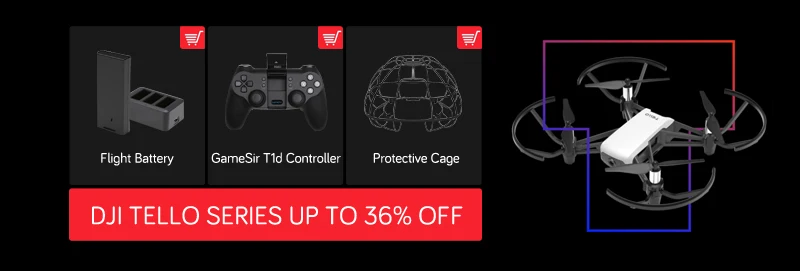 DJI Tello Propeller Guard Ryze Tello Drone Protector Guards Легкое крепление аксессуары