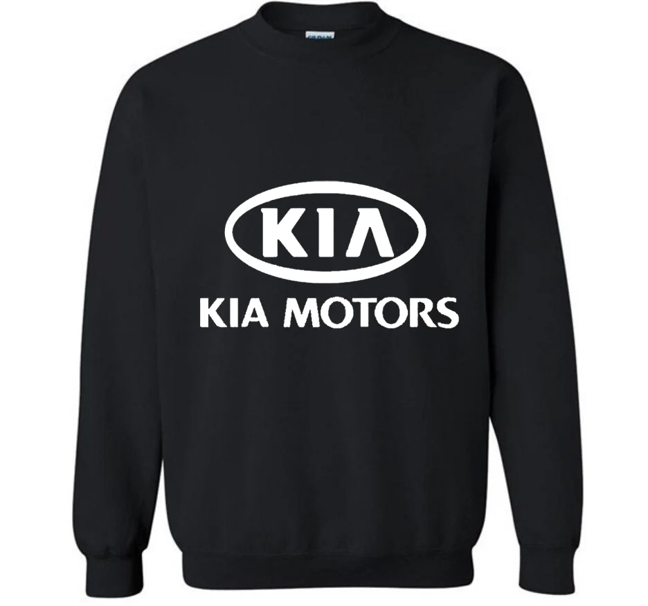 

New Fashion Cotton Men Hoodies KIA Motors Car Logo Print Fleece O-Neck pullover Sweatshirts HipHop Harajuku Mens Streetwear