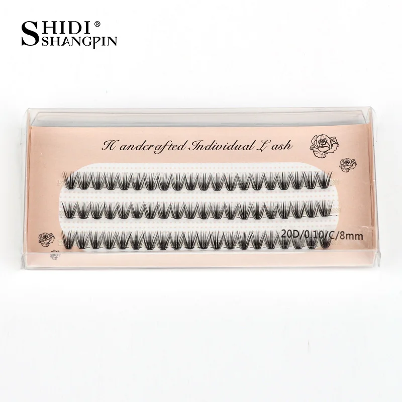 Shidhangpin 60 шт ресницы 0 1 мм Индивидуальные C curl 8 10 12 Макияж Наращивание ресниц |