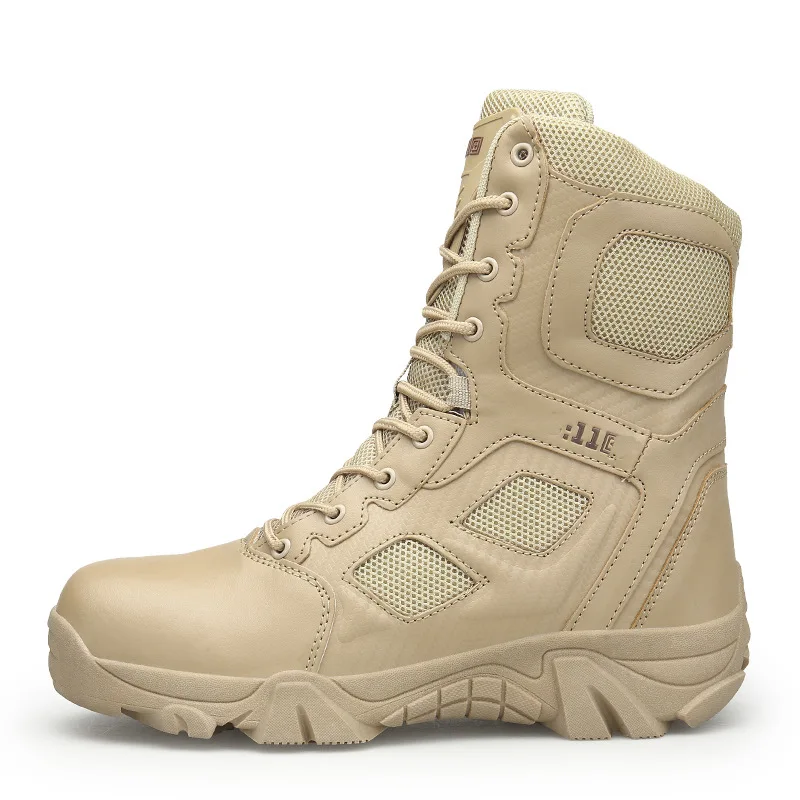 

Winter Autumn Men Military Boots Quality Special Force Tactical Desert Combat Ankle Boats Army Work Shoes Leather Snow Boots uio