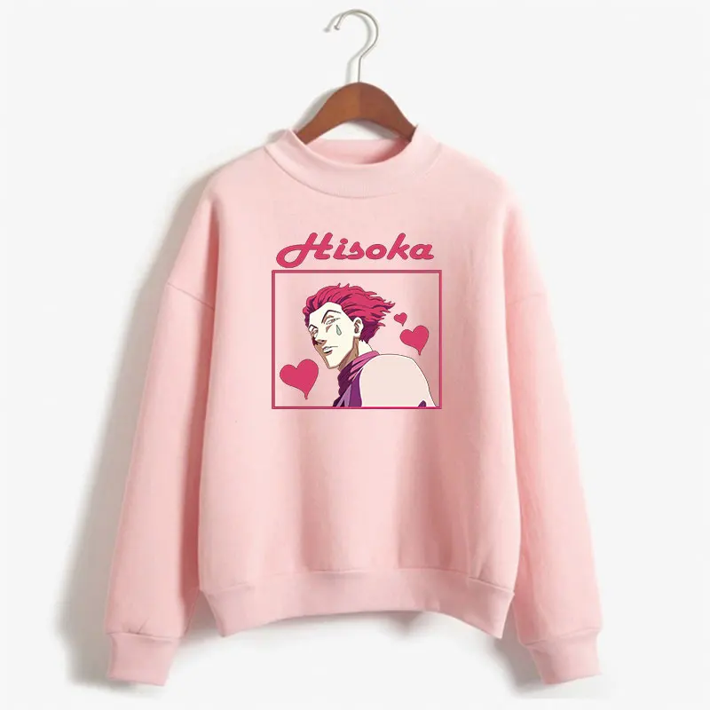 

Janpanese Anime Hunter X Hunter Hisoka sweatershirt Women Girls Kpop Kawaii graphic Cute Cosplay Harajuku