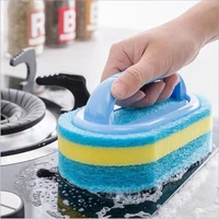 multi function cleaning brush sponge brush kitchen cleaning sponge thickening wipe dirt brushes bathtub window cleaning tools
