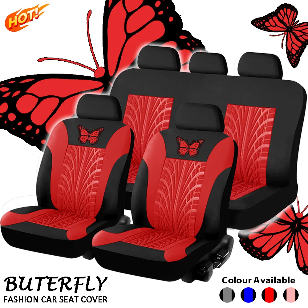 

Car Seat Cover Universal Four Seasons 3D Butterfly Universal Most Models Protection Artifact Fabric Car Covers Car Seat Cover
