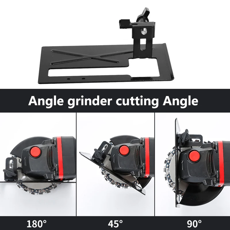 

New Angle Grinder Cutting Machine Lengthened Cutting Support Sand Holder+Protective Cover Woodworking Power Tools Angle Grinder
