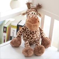 23cm cute big giraffe animals lovely plush stuffed animal deer doll toys for children kids christmas decoration gifts
