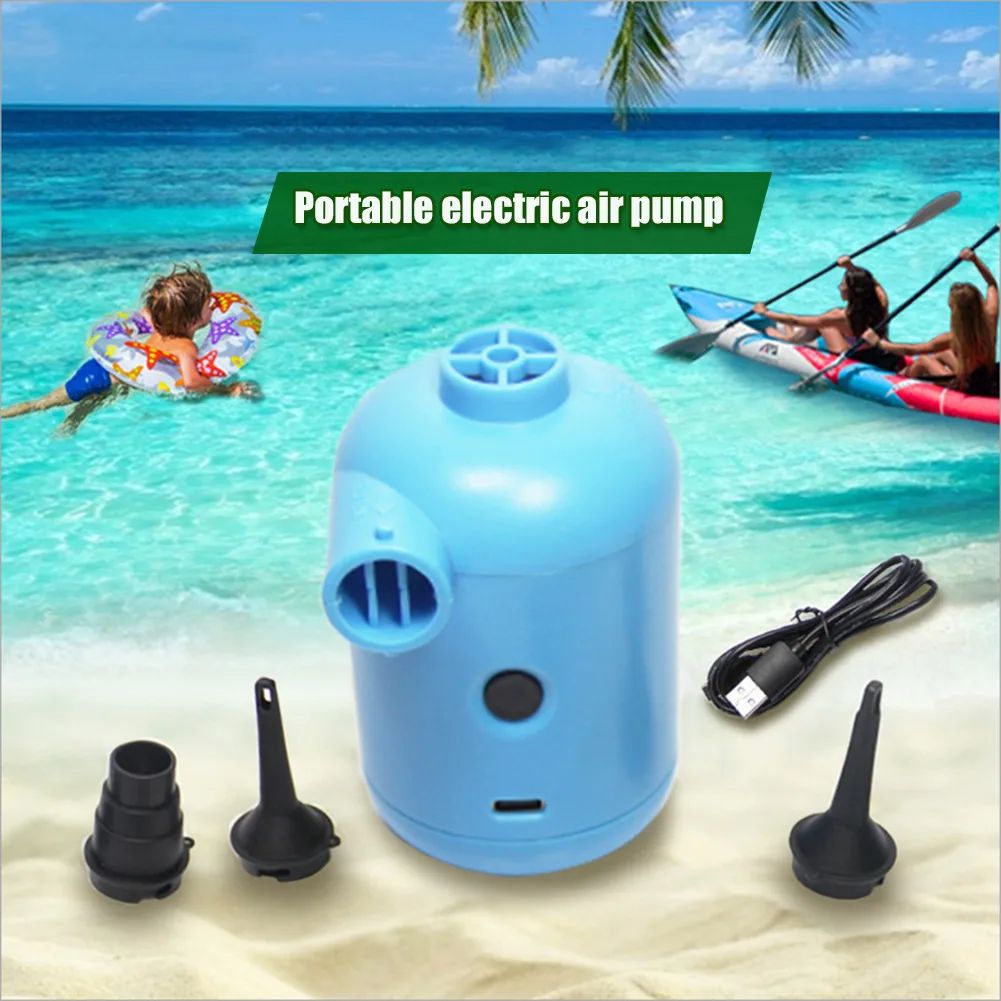 

Портативный Электрический надувной насос DC, помпа двойного назначения, USB надувные насосы для надувной лодки, кровати, дивана, игрушек