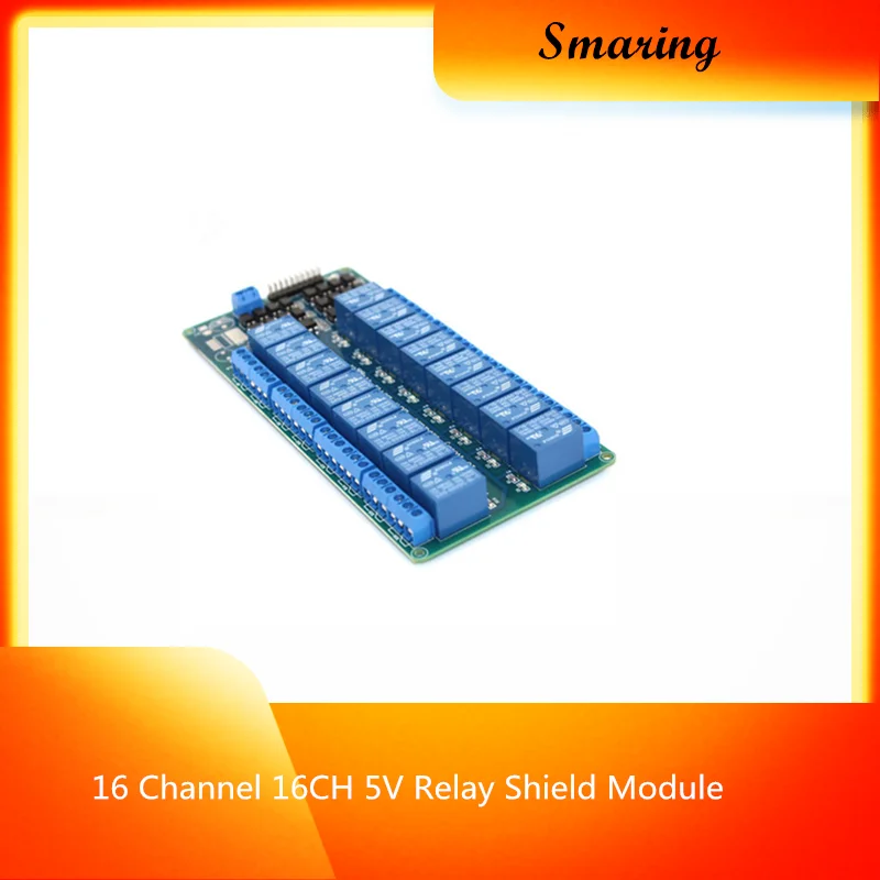 16 каналов 5 В релейный экран модуль для Arduino UNO 2560 1280 ARM PIC AVR STM32 828 Акция пульт