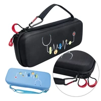 double layer hard eva portable stethoscope carrying case bag pouch cover for 3m littmann mdfadcomron and other accessories