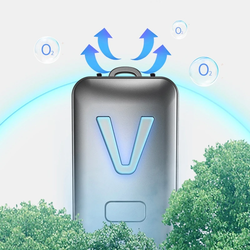 

Personal Wearable Air Purifier Necklace Mini Portable Air Freshener Ionizer Negative Ion Generator