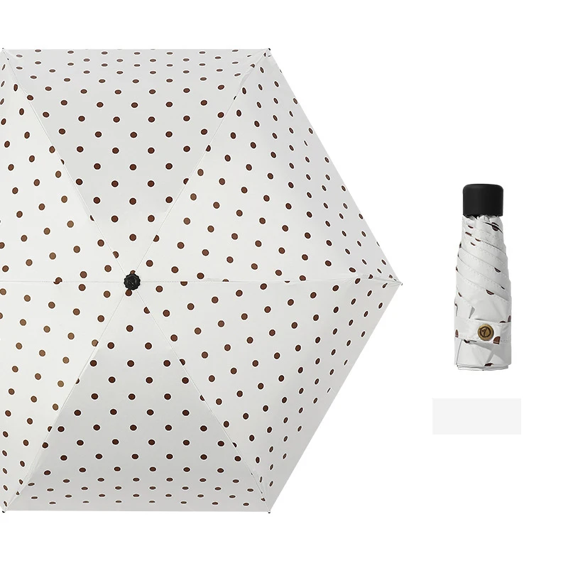 Мини Складной Карманный Зонт небольшие сверхлегкие зонтики пять раз