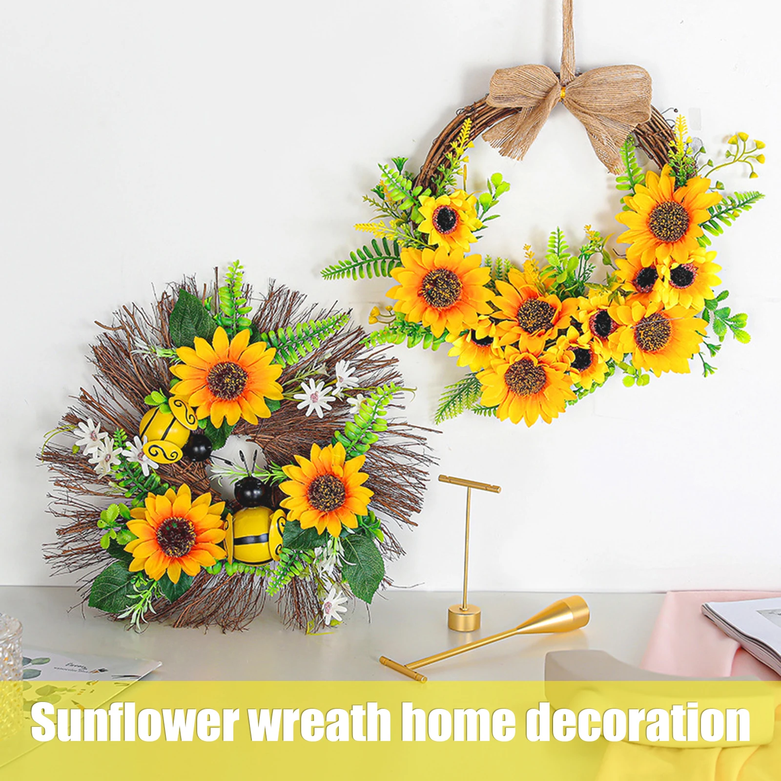 

Искусственная гирлянда, подвесные украшения для дома, входная дверь, Свадебный декор для вечеринки