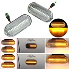 Динамический боковой габаритный фсветильник рь для VW Golf MK3 MK4 Passat Polo 6N 9N Bora Lupo светодиодный светильник воротный сигнал для Ford Skoda Seat Leon 96-06