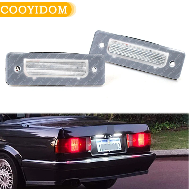 

2Pcs LED License Number Plate Light For BMW 3-Series E30 5-Series E12 E28 6-Series E24 7-Series E23 For M1 E26 For Z1 Roadstes