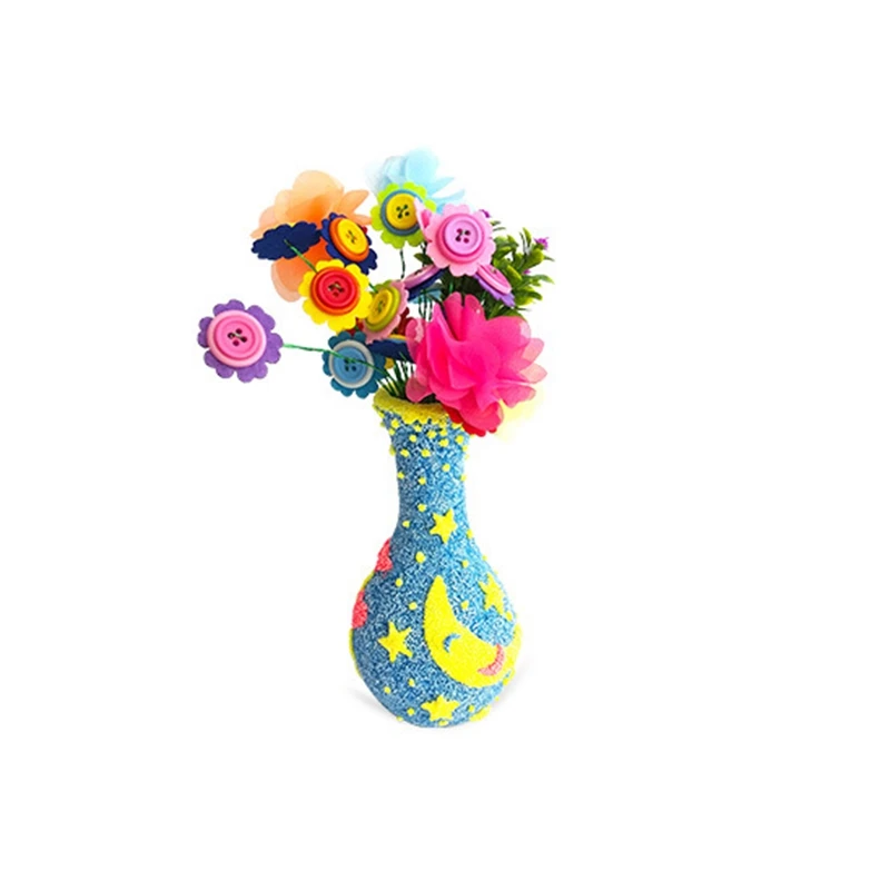 

DIY Painting Vase Flower Vase Art Toy Activity Art Crafts Kit for Kids Gift