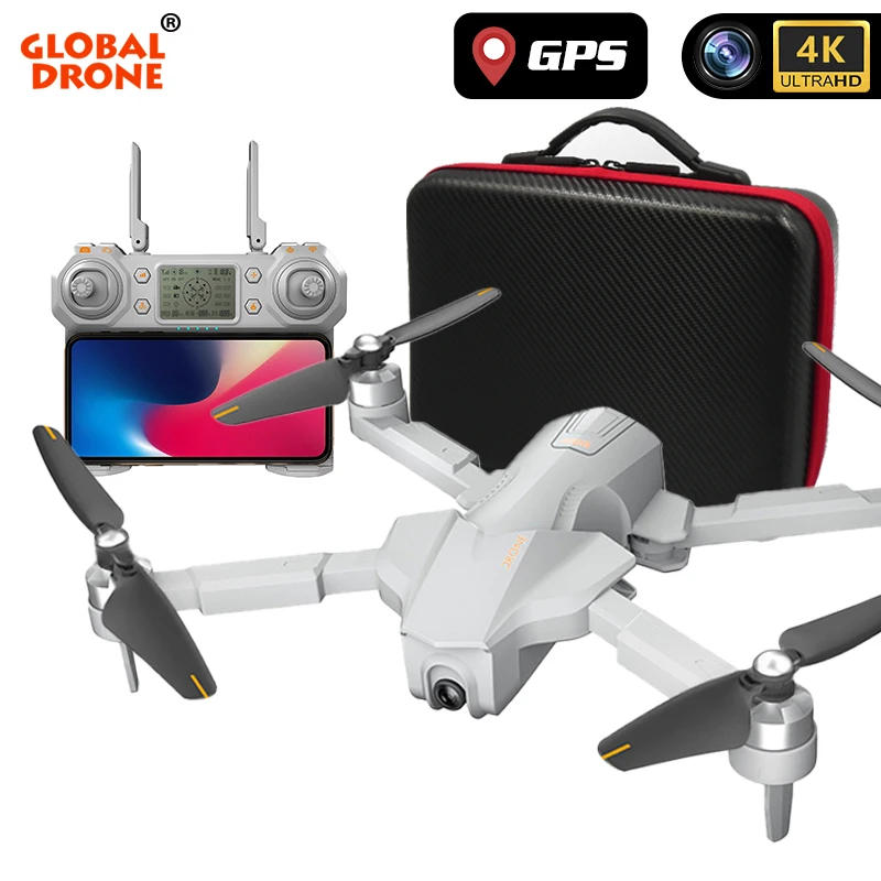GPS Quadrocopter Drone 4K Profissional Follow Me 5G Wifi FPV Long Time Fly Drones with Camera HD RC Dron VS F24 SG906 F11 PRO | Игрушки и
